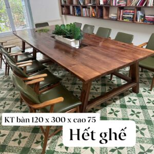Bàn gỗ thông dày 4cm
